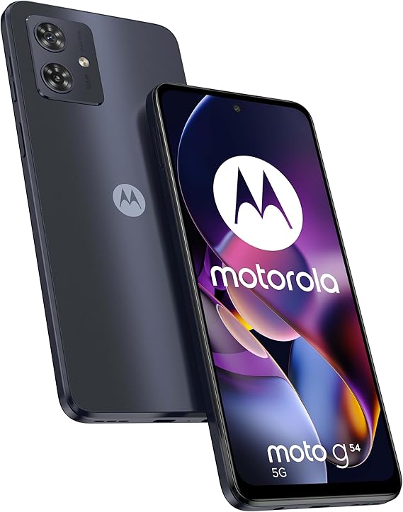 Motorola moto g54 5G (8/256GB, Display 6.5" FHD+ 120Hz, Doppia fotocamera 50+2MP, 5000mAh, 15W, Dual SIM, IP52, NFC), Midnight Blue