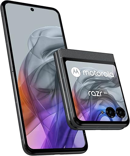 Motorola razr50 - Display FHD+ da 6,9"/3,6", fotocamera da 50 MP, 8/256 GB, 4200 mAh, Android 14), colore: Grigio Koala