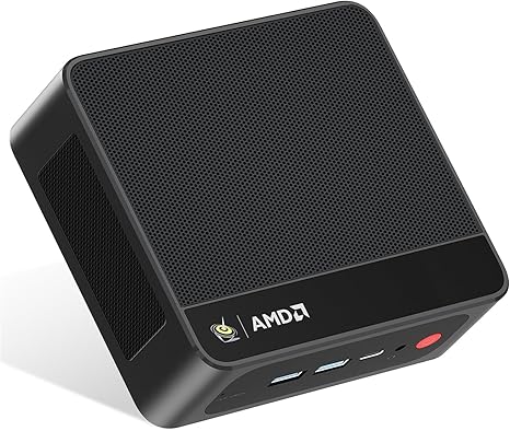 Beelink SER5 Pro Mini PC, AMD Ryzen 7 5825U (8 core/16 thread, fino a 4,5 GHz), mini computer con 32 GB di RAM DDR4/1 TB di SSD M.2 2280 PCIe 3.0, Triplo Display 4K/WiFi 6/BT5.2/2.5G LAN