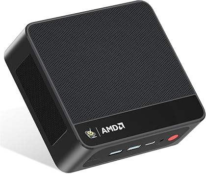 Beelink SER5 Pro Mini PC, AMD Ryzen 7 5825U (8 core/16 thread, fino a 4,5 GHz), mini computer con 32 GB di RAM DDR4/1 TB di SSD M.2 2280 PCIe 3.0, Triplo Display 4K/WiFi 6/BT5.2/2.5G LAN