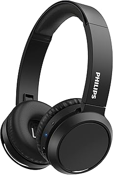 Philips H4205BK/00 Cuffie Bluetooth con Tasto Bass Boost, Bluetooth, 29 Ore di Riproduzione, Funzione Ricarica Rapida, Isolamento dai Rumori, Richiudibile, Nero Black, On Ear, Foldable 4205