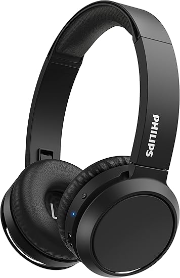 Philips H4205BK/00 Cuffie Bluetooth con Tasto Bass Boost, Bluetooth, 29 Ore di Riproduzione, Funzione Ricarica Rapida, Isolamento dai Rumori, Richiudibile, Nero Black, On Ear, Foldable 4205