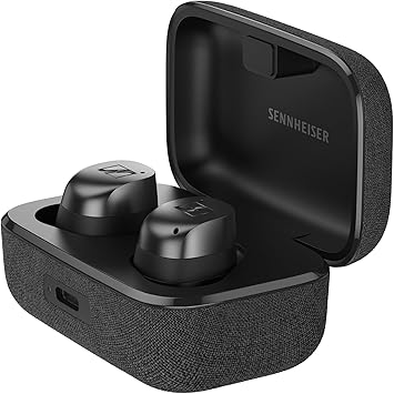 Sennheiser MOMENTUM True Wireless 4 - Smart Earbuds con Bluetooth 5.4, suono cristallino, design confortevole, durata della batteria di 30 ore e Adaptive ANC - nero grafite