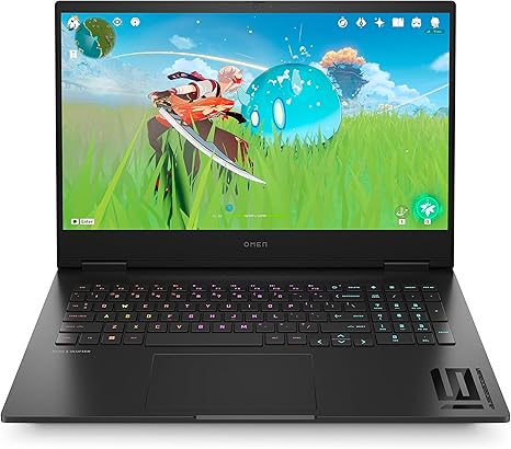 HP OMEN 16-xd0000sf PC portatile Gaming 16.1" FHD IPS (Ryzen 7-7840HS, RAM 16 GB, SSD 512 GB, NVIDIA GeForce RTX 4060 8GB, AZERTY, Windows 11 Famiglia) Nero ombreggiato - Fino a 100€ rimborsati