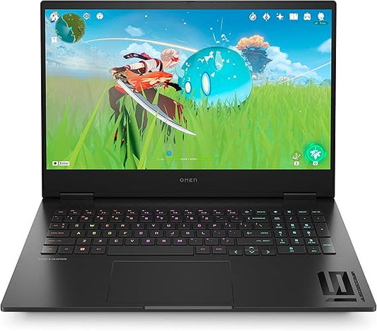 HP OMEN 16-xd0000sf PC portatile Gaming 16.1" FHD IPS (Ryzen 7-7840HS, RAM 16 GB, SSD 512 GB, NVIDIA GeForce RTX 4060 8GB, AZERTY, Windows 11 Famiglia) Nero ombreggiato - Fino a 100€ rimborsati