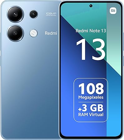 Xiaomi Redmi Note 13 16,9 cm (6.67"") Double SIM Android 13 4G USB Type-C 6 Go 128 Go 5000 mAh Bleu, Small