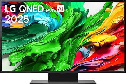 LG QNED evo AI QNED86 43 pollici, Smart TV 4K, Processore α7 Gen8, Dynamic QNED Color, Local Dimming, webOS con AI e telecomando puntatore AI, Gaming con VRR 4K@60Hz, 43QNED86A6C 2025