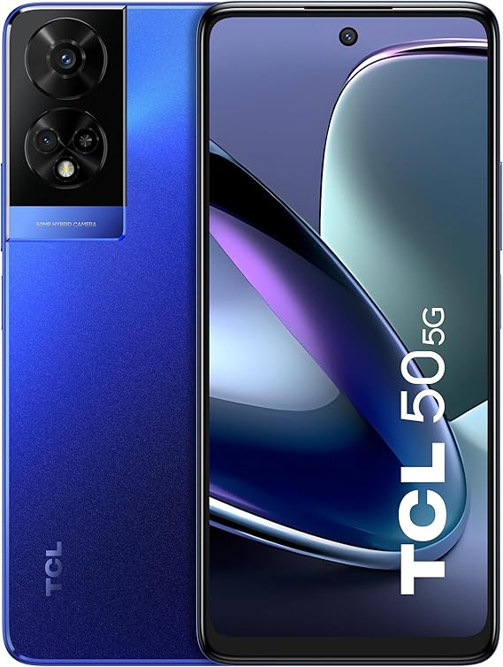 TCL 50 5G 16,8 cm (6.6") SIM unique Android 14 USB Type-C 4 Go 128 Go 5010 mAh Bleu