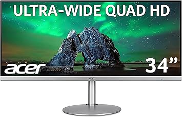 ACER CB2 CB342CKsmiiphzx - Monitor Ultrawide UWQHD da 34", pannello IPS, FreeSync