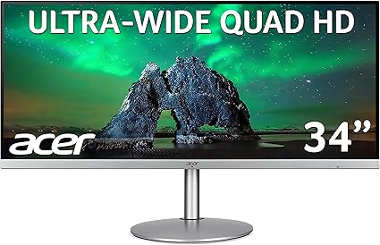 ACER CB2 CB342CKsmiiphzx - Monitor Ultrawide UWQHD da 34", pannello IPS, FreeSync