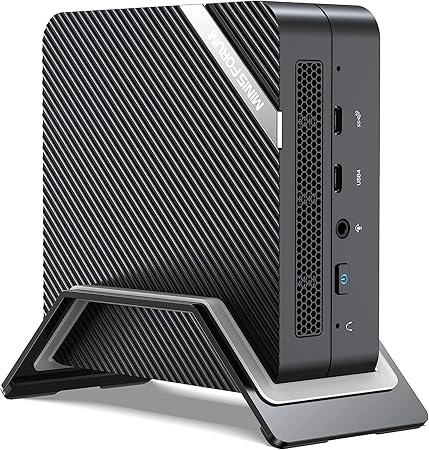 MINISFORUM UM773 Lite Mini PC AMD Ryzen 7 7735HS fino a 4, 75 GHz AMD Radeon Graphics Mini Computer, 2 x HDMI, 1 x USB4, 1 x USB C, 4 x USB 3. 2, WiFi 6, BT5. 2, No RAM/SSD
