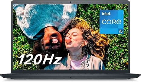 Dell Inspiron 15 3520 Laptop 15.6" FHD 120Hz, Intel Core i5-1235U, Intel UHD Graphics, 8 GB, SSD da 512 GB, Windows 11 Home, tastiera senza retroilluminazione - tedesco