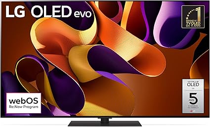 LG OLED evo 65'', Serie G4S 2024, OLED65G46LS, Smart TV 4K, Base da appoggio, Processore α11, Brightness Booster Max, 60W, Dolby Vision, Wi-Fi 6, 4 HDMI 2.1 4K@144Hz, GSYNC, VRR, ThinQ AI, webOS 24