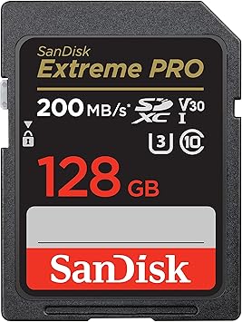SanDisk 128GB Extreme PRO scheda SDXC + RescuePro Deluxe fino a 200 MB/s UHS-I Class 10 U3 V30