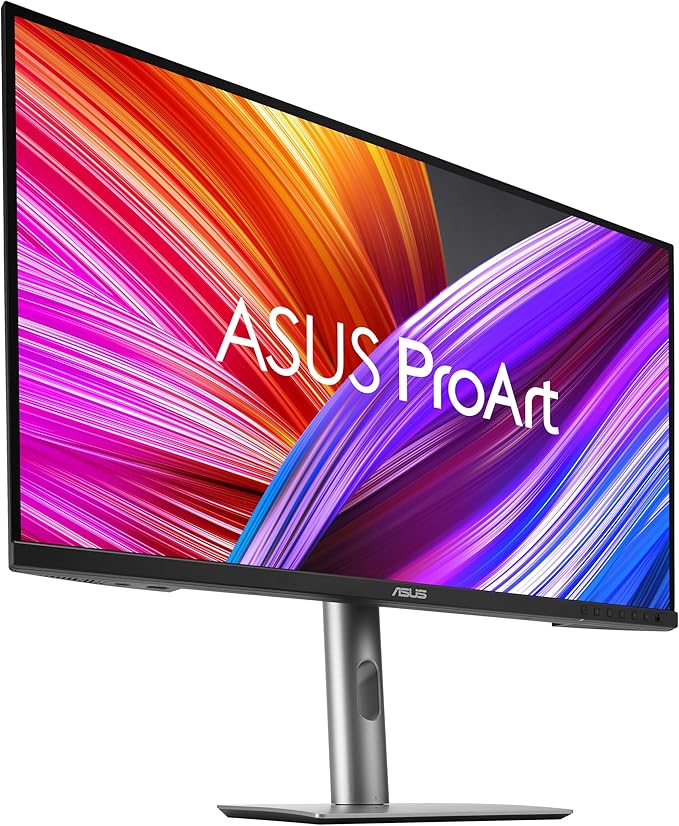 ASUS ProArt PA279CRV VESA Display HDR e MediaSync Monitor Professionale 27” IPS 4K UHD (3840x 2160), 99% DCI-P3 e Adobe RGB, ΔE inferiore a 2, Calman, USB-C PD 96W, Ecosostenibile, Grigio