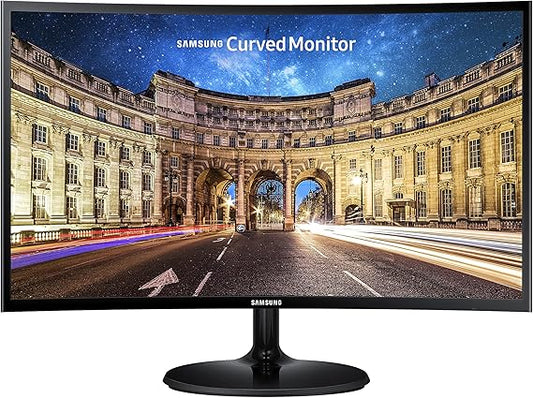 SAMSUNG Curved Monitor C27F398FWR LED-Display 68,6cm (27") (Full HD, VA, 4ms, HDMI, DisplayPort)
