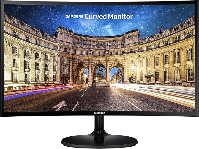 SAMSUNG Curved Monitor C27F398FWR LED-Display 68,6cm (27") (Full HD, VA, 4ms, HDMI, DisplayPort)